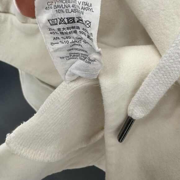 Sweaty Betty Women's Harmonise Pullover Sweatshirt Funnel Neck White L Large - Picture 5 of 7